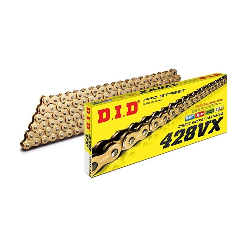 CATENA DID 428 VX con X-RING Oro