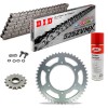 KIT DE TRANSMISION DID 525ZVM-X2  Super Reforzado GRIS ACERO HONDA CBF 600 04-07