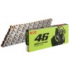 CADENA DID 520 DID VR46 con X-RING PLATA/ORO