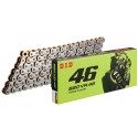 CATENA DID 520 VR46 con X-RING Argento/Oro