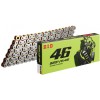 CATENA DID 525 DID VR46 con X-RING ARGENTO/ORO