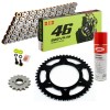 KIT CATENA CORONA PIGNONE DID 525 VR46 BMW F 750 GS 18-23 Pulitore Catene Gratuito!!