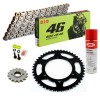 KIT CATENA CORONA PIGNONE DID 520 VR46 BMW G650 GS Sertao 12-13  Pulitore Catene Gratuito!!