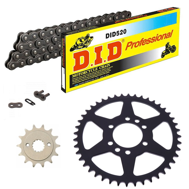 Sprockets & Chain Kit DID 520 Steel Grey SUZUKI LTZ 400 Quadsport 03-08