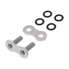 Falsa Maglia Catena DID 530 VX3 Riveto Piena ARGENTO