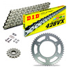 KIT CATENA CORONA PIGNONE DID 428VX ARGENTO SUZUKI TS 100 ERZ 82-84