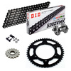 KIT CATENA CORONA PIGNONE DID 520ZVM-X NERO Rinforzato YAMAHA TZR 250 87-92 Ribattitore Gratuito!