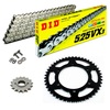 KIT CATENA CORONA PIGNONE DID 525 VX3 ARGENTO HONDA CRF 1100 L Africa Twin 2020-2025 