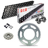 Sprockets & Chain Kit DID 525ZVM-X Black APRILIA Dorsoduro 750 07-17 Free Riveter!