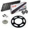 Sprockets & Chain Kit DID 525ZVM-X Black BMW F800 GS Adventure 13-18 Free Riveter 