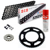 Sprockets & Chain Kit DID 525ZVM-X Black BMW F650 GS 10,5mm 08-12  