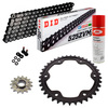 KIT DE TRANSMISION DID 525ZVM-X Super Reforzado NEGRO KTM Super Duke 1290 14-15