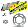 KIT CATENA CORONA PIGNONE DID 530 VX3 ARGENTO HARLEY Sportster 1200 XLH 91-92 