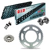 KIT CATENA CORONA PIGNONE DID 530ZVM-X2 Super Rinforzato NERO HONDA CMT 400 Chopper 79-80 Ribattitore Gratuito!