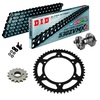 Sprockets & Chain Kit DID 530ZVM-X2 Black YAMAHA RD 350 74-76 Free Riveter!