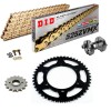 KIT CATENA CORONA PIGNONE DID 525ZVM-X22 Super Rinforzato ORO YAMAHA Tracer 9 21-24  Ribattitore Gratuito!