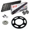 KIT CATENA CORONA PIGNONE DID 525ZVM-X Super Rinforzato NERO YAMAHA Tracer 9 21-24  Ribattitore Gratuito!