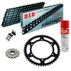 KIT CATENA CORONA PIGNONE DID 530ZVM-X2 Super Rinforzato NERO TRIUMPH Speed Triple R 1050 12-16