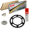 KIT DE TRANSMISION DID 530ZVM-X2 Super Reforzado ORO TRIUMPH Speed Triple R 1050 12-16