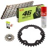 KIT CATENA CORONA PIGNONE DID 525 VR46 KTM SUPER DUKE GT 1290 16-24 Pulitore Catene Gratuito!!