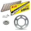 Sprockets & Chain Kit DID 520VX3 Silver APRILIA AF1 125 Europa 90-93 