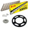 Sprockets & Chain Kit DID 520VX3 Silver APRILIA AF1 125 Extrema 93-94 