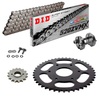 KIT DE TRANSMISION DID 520ZVM-X GRIS ACERO Reforzado  KTM Duke 125 14-23 Remachadora Gratis!