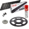 KIT DE TRANSMISION DID 520ZVM-X Negro Reforzado KTM Duke 125 14-23