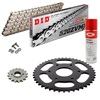 KIT DE TRANSMISION DID 520ZVM-X Plata Reforzado KTM Duke 125 14-23