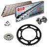 KIT CATENA CORONA PIGNONE DID 525ZVM-X2 Super Rinforzato ARGENTO BENELLI TRK 800 23-24 Ribattitore Gratuito!