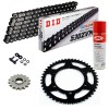 Sprockets & Chain Kit DID 520ZVM-X Black TRIUMPH Trident 660 21-24 
