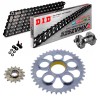 KIT DE TRANSMISION DID 525ZVM-X Super Reforzado GRIS ACERO DUCATI Monster S4R 996 04-06 REMACHADORA GRATIS!