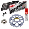 KIT DE TRANSMISION DID 525ZVM-X Super Reforzado GRIS ACERO DUCATI Monster S4R 996 04-06 REMACHADORA GRATIS!
