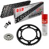 Sprockets & Chain Kit DID 525ZVM-X Black Suzuki V-Strom DL 800 23-25 